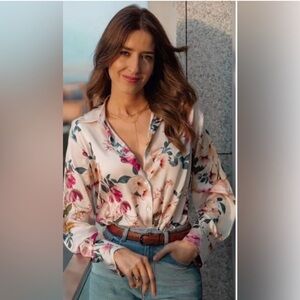 Zara floral top